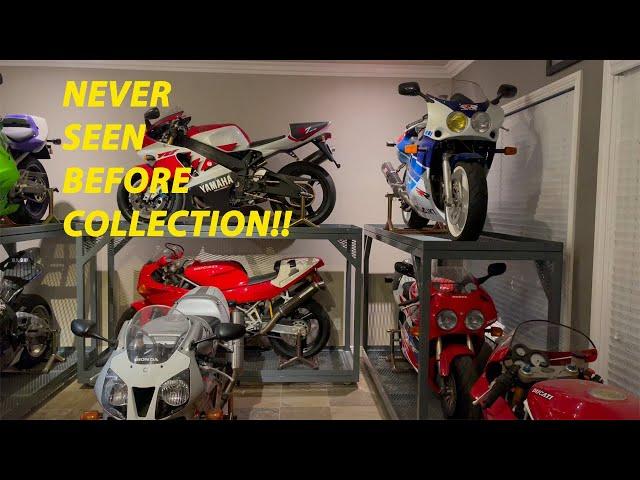 Never seen before Super Bike Collection! Iconic Homologated Motorcycle Wonderland! We get a tour!