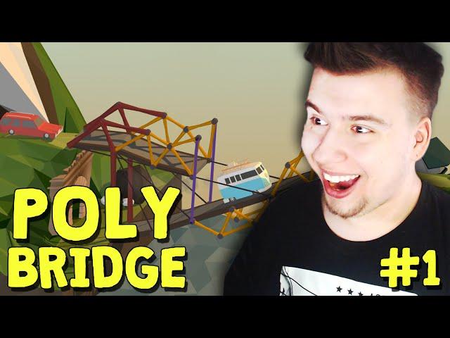 Symulator budowania mostów! Genialne! (Poly Bridge #1)