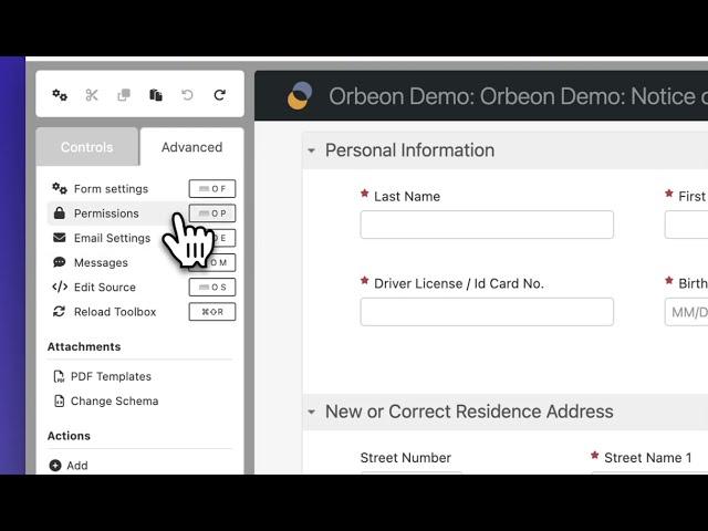 Improved Form Builder Keyboard Shortcuts in 2023.1.3