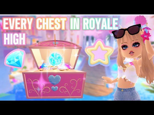 ALL CHESTS In Royale High! Updated 2024! 