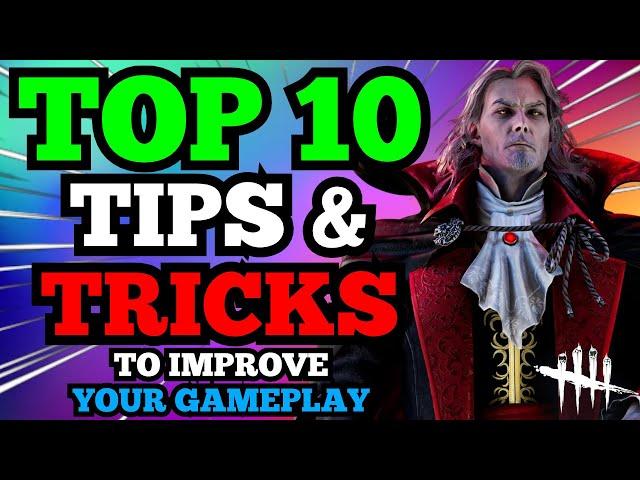 TOP 10 Dracula TIPS & TRICKS TO IMPROVE YOUR GAMEPLAY!!! | Dead by Daylight Castlevania DLC