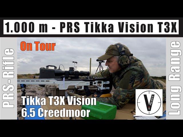 Projekt PRS-Rifle: 1.000 m 1km Tikka T3X 6.5 Creedmoor - Tikka Vision Long Range Shooting - On Tour