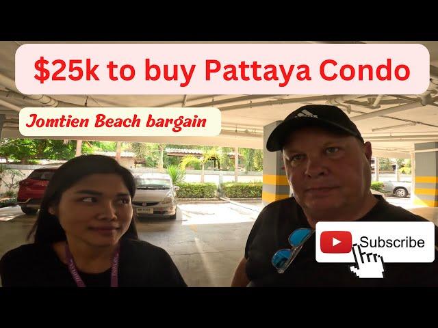 Pattaya Jomtien Beach Condo for Sale 150 metres to Beach