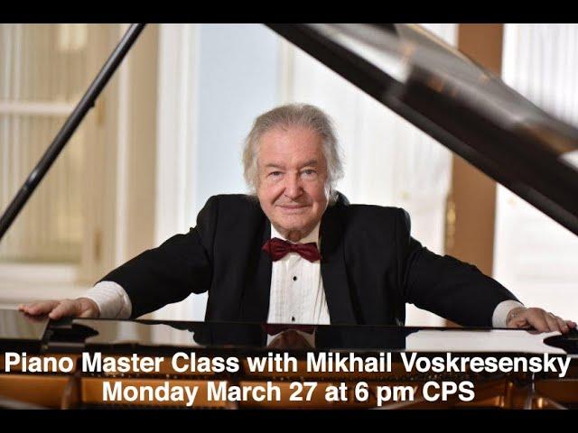 Piano Master Class: Mikhail Voskezensky