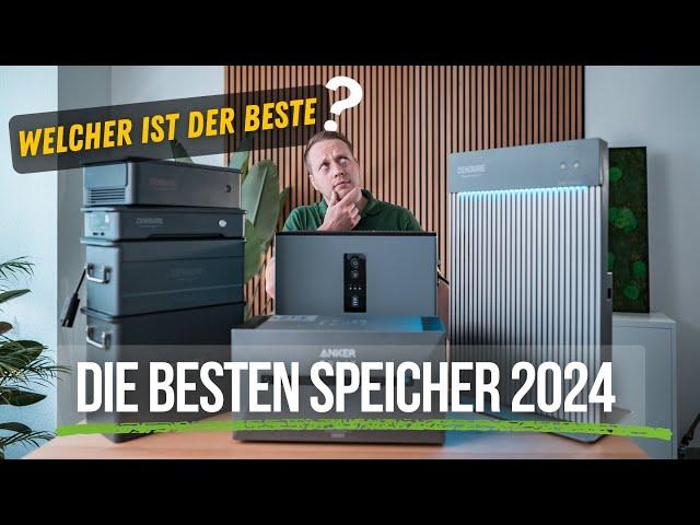 Balkonkraftwerk Speicher Vergleich 2024 (Anker Solarbank 2, Zendure Ace Hyper, Hoymiles)