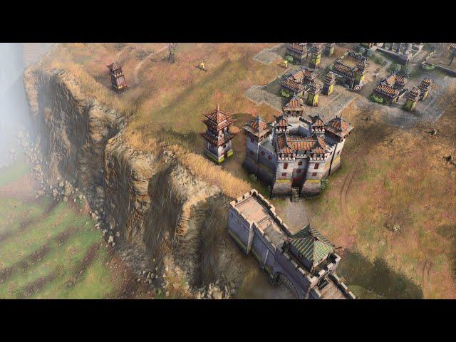 Age of Empires 4 - 2v2v2v2 MASSIVE ARTILLERY ATTACK | Multiplayer Gameplay