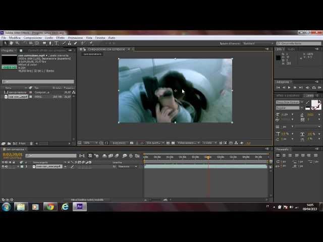 Velocizzare o rallentare video - After effects cs6 Tutorial