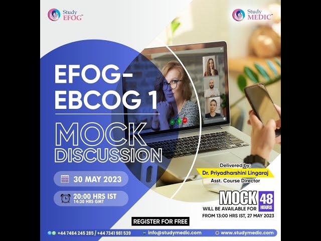 EBCOG Part 1 :  Mock discussion | Dr Chitra Diwan | StudyEFOG | StudyMEDIC