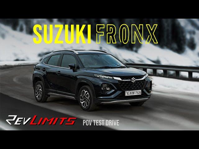 2023 Maruti Suzuki FRONX | Alpha AT | 1.0L BOOSTERJET 98.69bhp | POVDrive#117 | RevLimits |