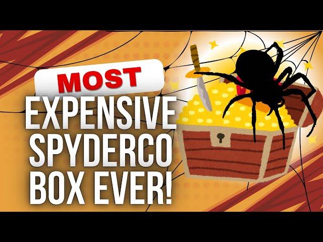 Most Expensive Spyderco Box Ever!