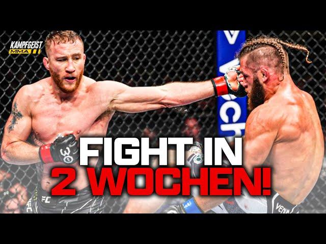 OFFIZIELL! JUSTIN GAETHJE vs RAFAEL FIZIEV 2! Paar Gedanken zum Fight!