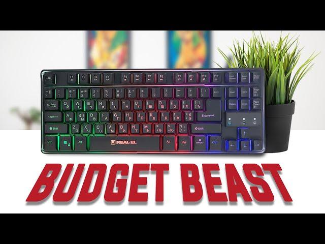 The BEAST of budget keyboards | Real-El 8710 TKL (REVIEW)