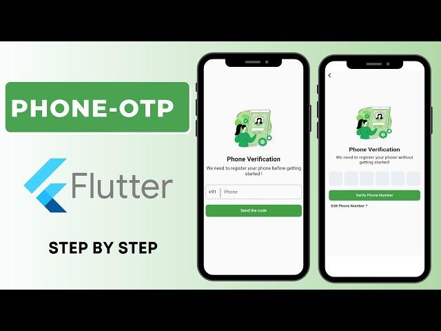 Beautiful Phone number OTP UI | Login UI in flutter | In Hindi