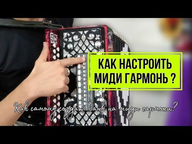 Как самому создать банк на МИДИ гармони? #midi #мидигармонь #гармонь #гармошка #купитьгармонь