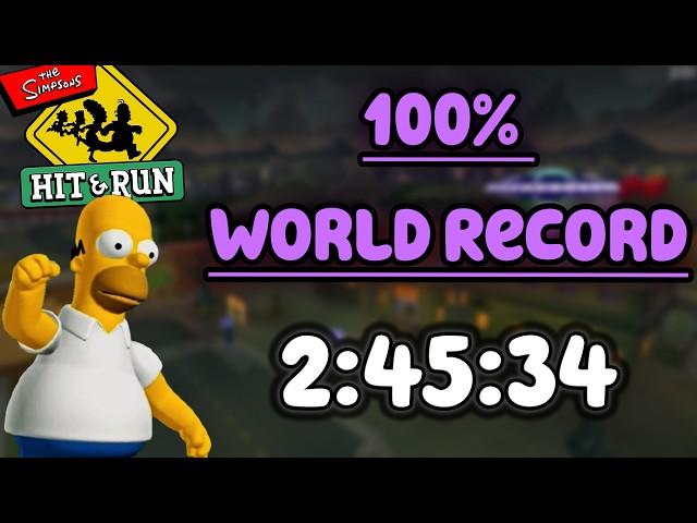 The Simpsons: Hit & Run 100% Speedrun in 2:45:34