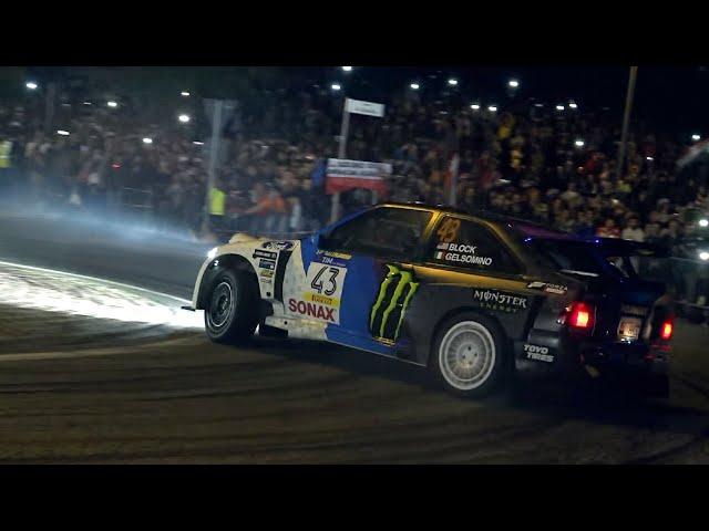 RallyLegend show | Big flames & donuts | Partying Rally style