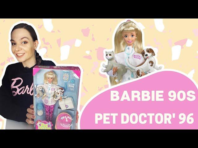 Обзор Барби 90-х!  Barbie ветеринарный врач - Barbie Pet Doctor 1996 года выпуска