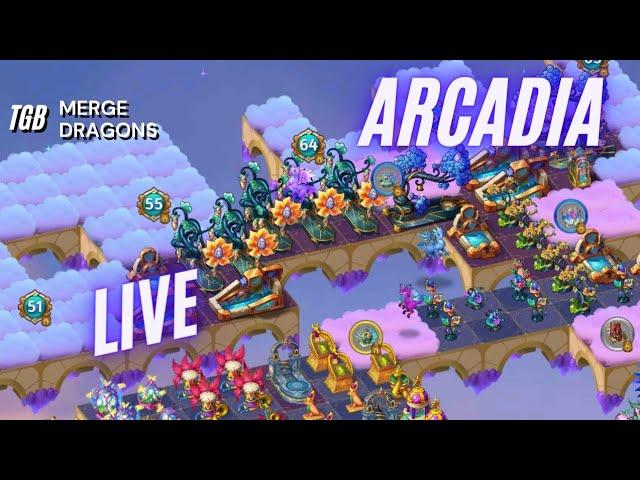 Merge Dragons Arcadia Opening Chests Live DAY 2 !!!