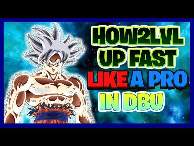 How to Train or Level up fast LIKE A PRO! | Dragon Ball Ultimate W/AtlasZero