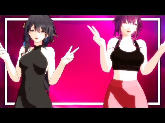 Ruan Mei and Kafka MMD Dance 【 Honkai Star Rail 】【60 FPS 】【 4k 】【 MMD 】