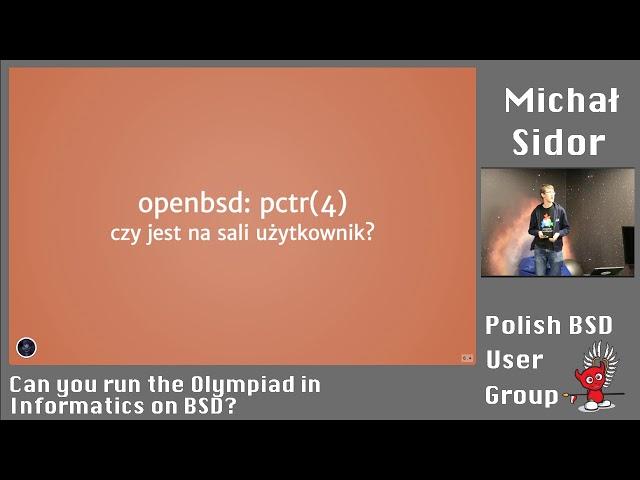 Can you run the Olympiad in Informatics on BSD? - BSD-PL March 2019 [1/3]