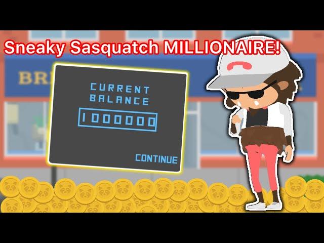 How I Made 1,000,000 Coins In Sneaky Sasquatch