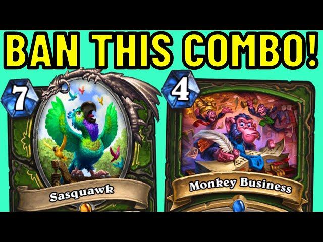 The Hearthstone Devs Have Gone BANANAS! Sasquawk OTK Combo!