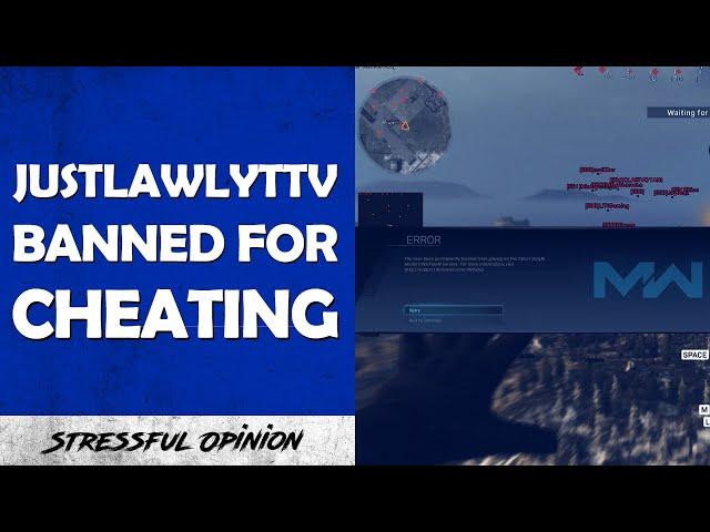 JustLawlyTTV BANNED For CHEATING in WARZONE Season 5