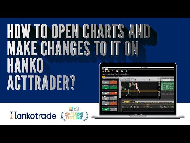 How to open charts and make changes to it on Hanko ActTrader?