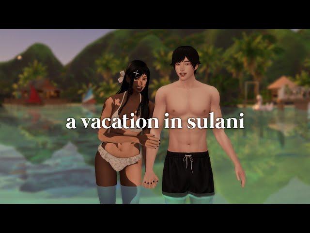 a vacation in sulani - shin & maya | the sims 4