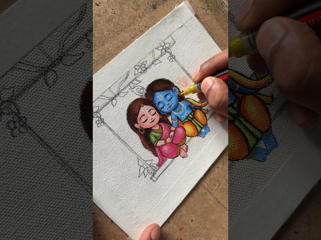 Drawing RadhaKrishn #radhakrishna #krishna #painting #viralvideo #drawing