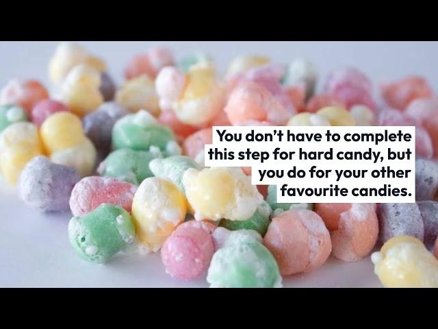 How to Freeze Dry Candy With Or Without a Machine!