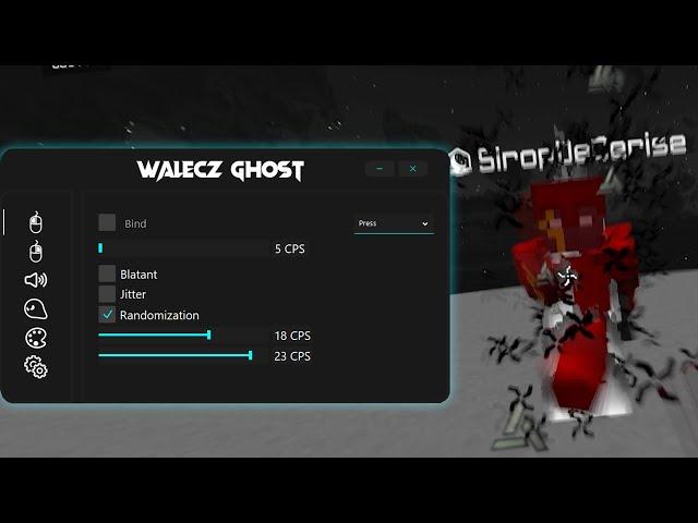 NEW BEST AUTOCLICKER MINECRAFT | WALECZ GHOST 0.21 | DESTROY EVERYONE | RANDOMIZATION | REACH?