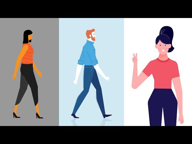 Character Animation | Demo | Move shapes