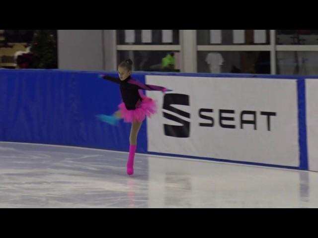 12. Santa Claus Cup 2018: Olena Verba (UKR) - FS Cubs Girlsd ISU 8 Free Skating