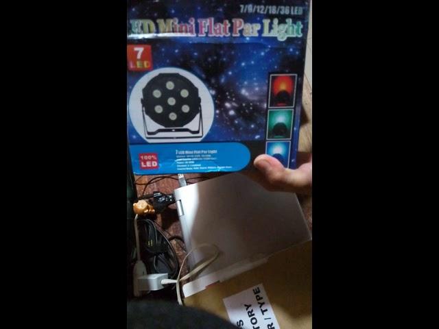 LED Mini FLAT PAR LIGHT (Part 1)