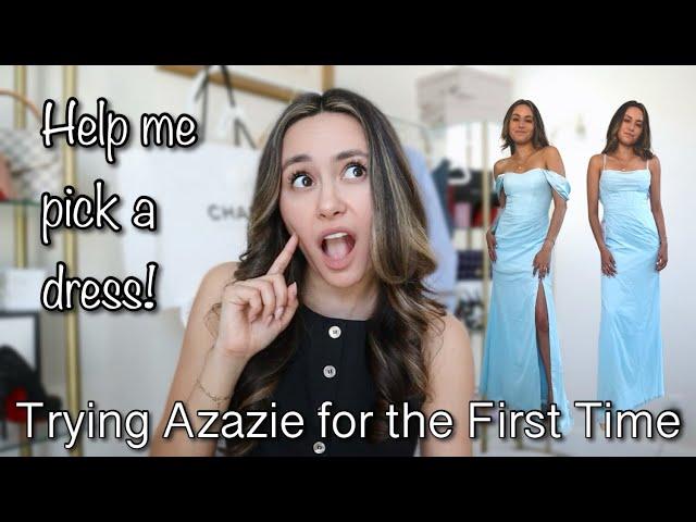 Trying Azazie Bridal Dresses | Help Me Pick a Dress