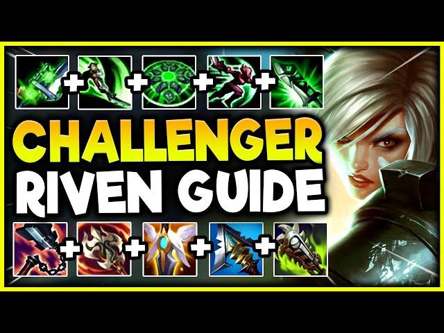 How To MASTER RIVEN in UNDER 24 HOURS! - Season 12 Riven Guide