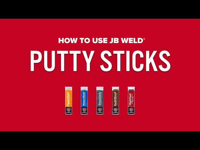 How To Use J-B Weld Epoxy Putty Sticks