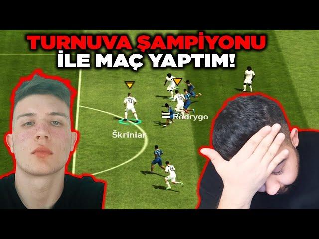 BU ÇOCUK NASIL OYNUYOR YA?! TURNUVA ŞAMPİYONU İLE MAÇ YAPTIK! FIFA MOBILE