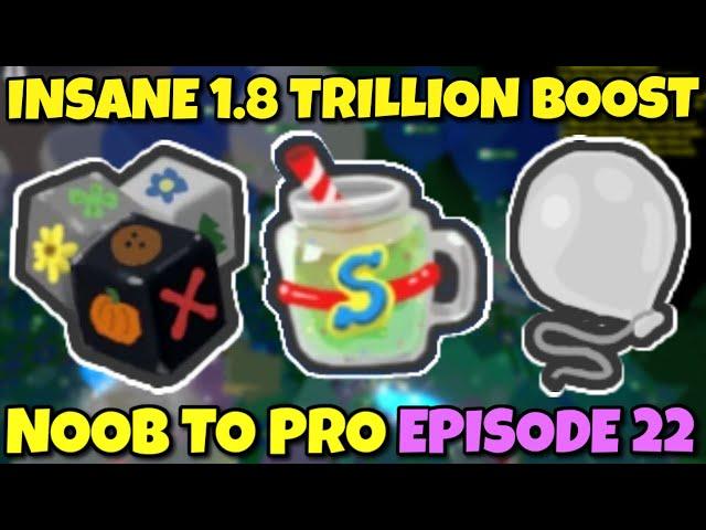 INSANE 1.8 TRILLION BOOST - Bee Swarm Simulator NOOB to PRO Episode 22