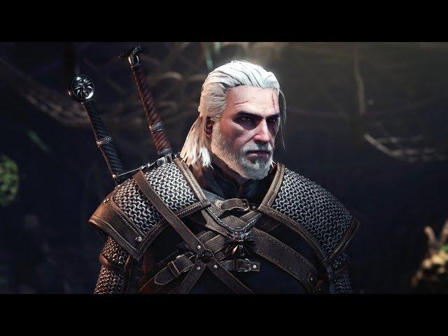 Monster Hunter World x The Witcher: Full Playthrough and Leshen Boss Fight