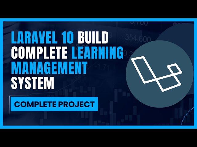 Laravel 10 Complete Project | Build Complete Learning Management System LMS