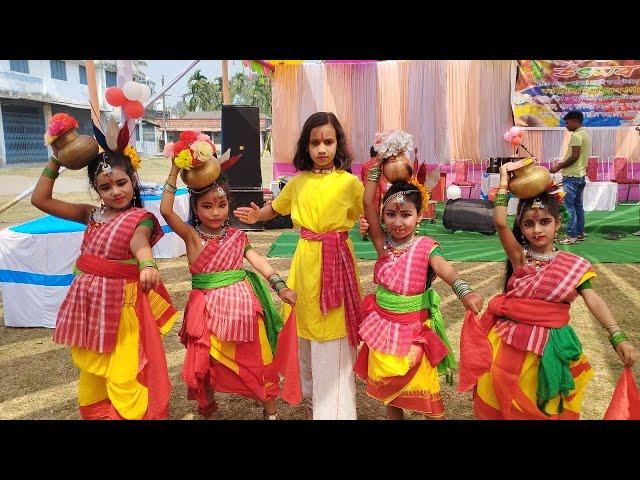 Aj fagune agunlage || Basanta utsav Dance|| Kalandhika junior group|| Choreography Rimi Mukherjee ||