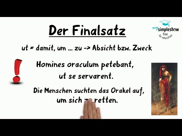 Latein - Einfach erklärt: ut und ne, Konsekutiv- und Finalsätze