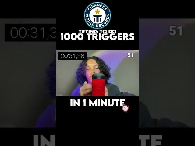 1000 triggers in 1 minute #asmr #shorts