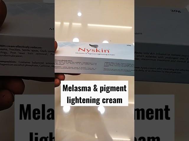 Nyskin Cream #melasma #lightening #hussainpharmacist