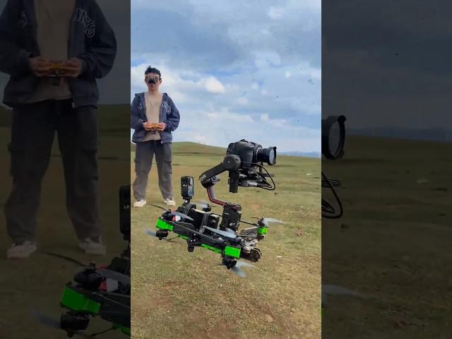 Made in China enables shooting at will! #Technology #DJI #FPVdrone #Drone 翼飞X8搭载大疆RS3Pro，中国制造让拍摄随心所欲