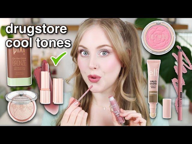 Top Favorite COOL TONED Drugstore Makeup | Fair Skin Friendly