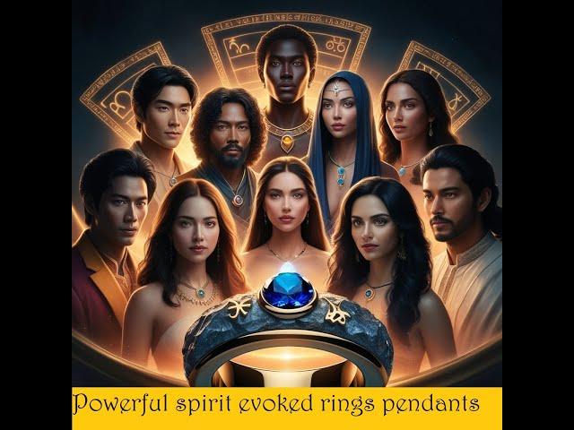 powerful spirit deities habited rings pendants witch coven haunted offerings hauntedrings.com powers